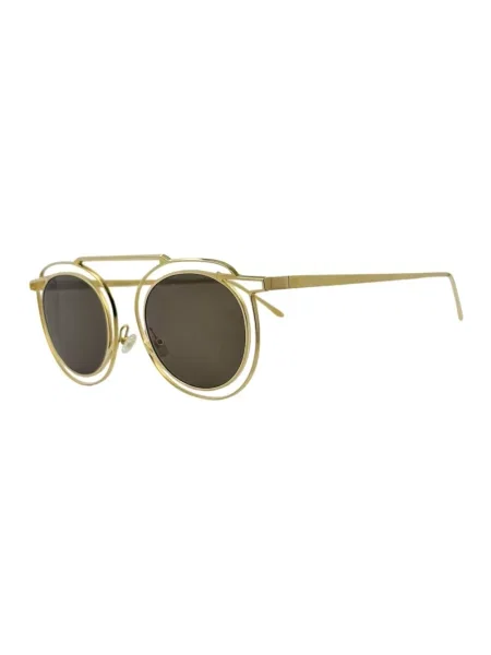 Okulary przeciwsłoneczne Thierry Lasry z nadrukiem żółte