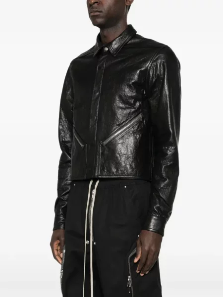 Geanta de piele Rick Owens negru