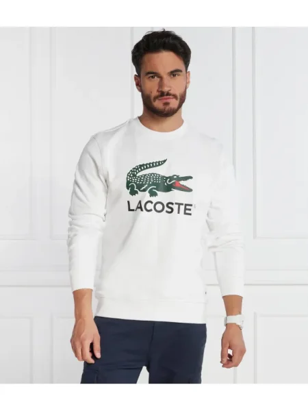 Lacoste Hanorac alb