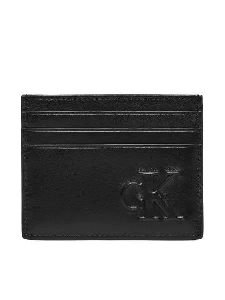 Calvin Klein Портфейл BOLD CK EW CARD CASE черен