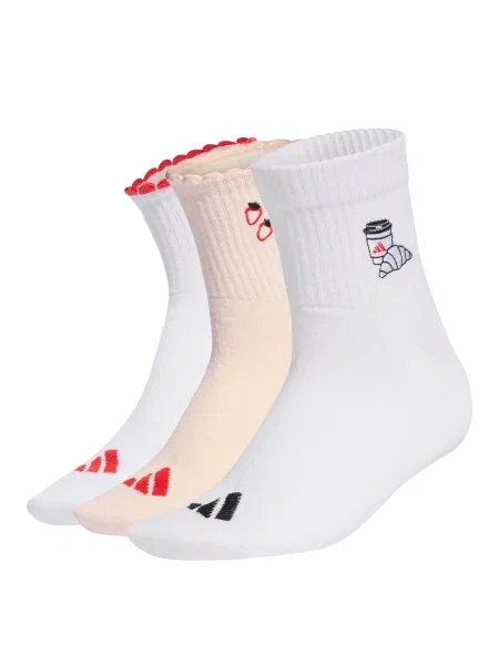 ADIDAS PERFORMANCE Șosete sport rosé / roșu intens / negru alb