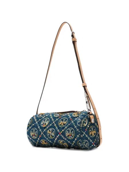 Kabelka Tory Burch modrá
