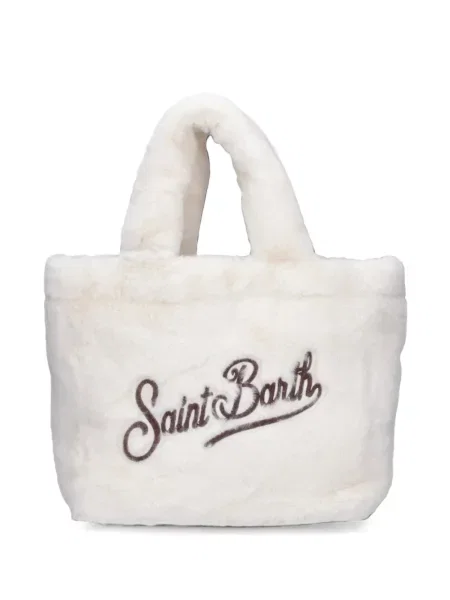 Shopperka Mc2 Saint Barth z logo z futerkiem