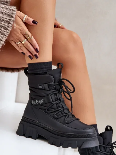 Čizme za snijeg Lee Cooper crna
