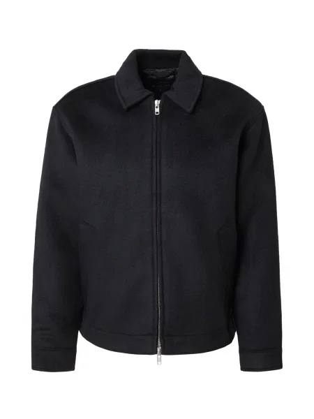 Abercrombie & Fitch Prehodna jakna črna