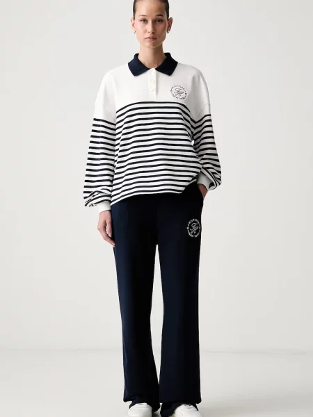 Tommy Hilfiger pulover bombažen modra
