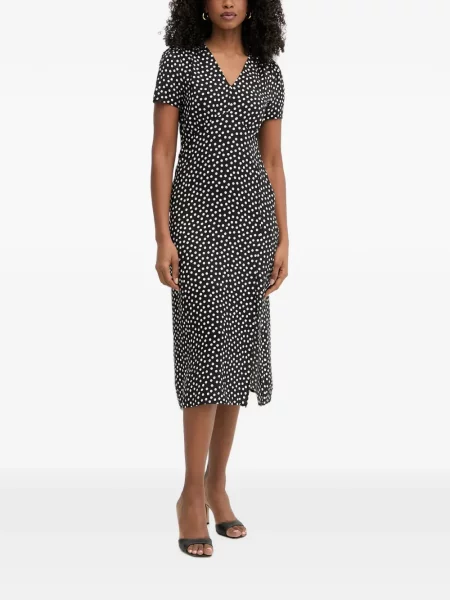 Rochie midi Morgan cu buline negru