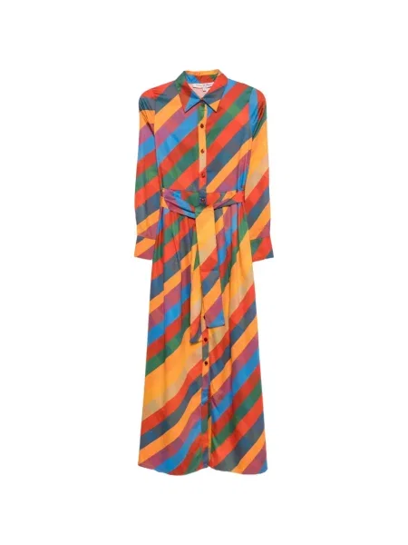 Rochie maxi Connor&blake cu dungi portocaliu