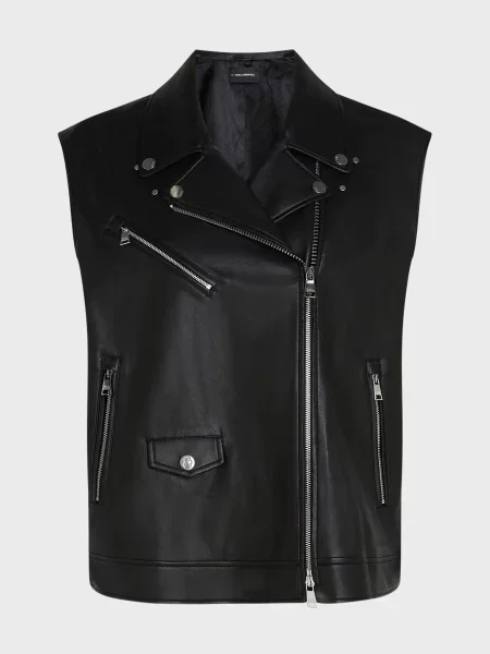 Байкерський жилет Karl Lagerfeld чорний