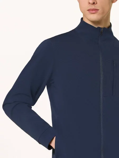 Lululemon Mikinová Bunda Sojourn tmavě modrá