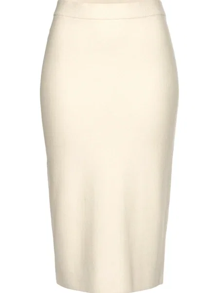 VIVANCE Fustă fildeş