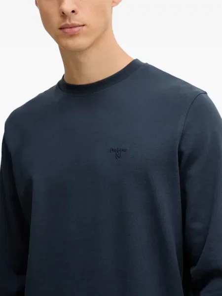 Hanorac Barbour cu broderie albastru