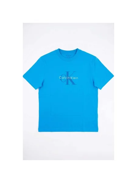 Tricou Calvin Klein Jeans albastru
