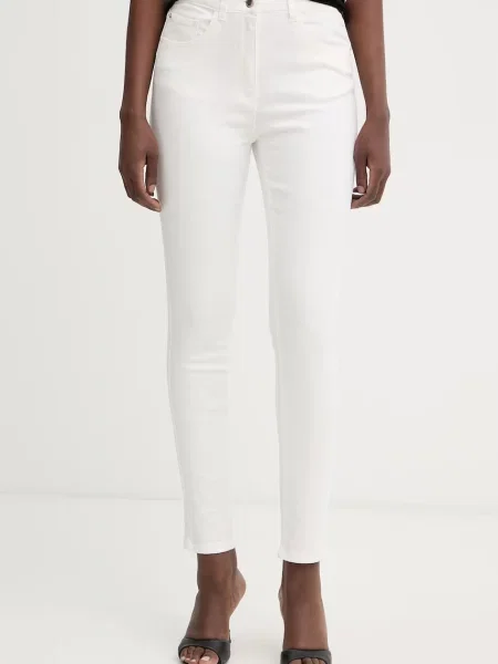 Morgan blugi skinny pentru femei alb