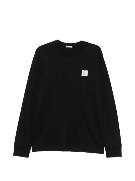 Lung cămașă Moncler cu autograf negru