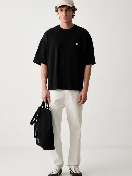 Adidas Originals tričko pánske Trefoil Essentials čierna