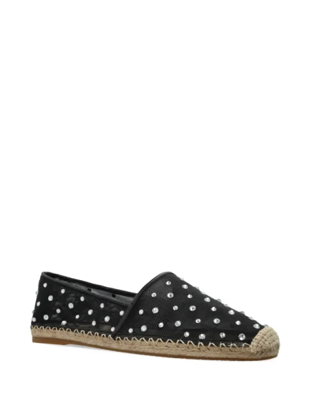 Espadrile Michael Michael Kors de cristal plisate negru