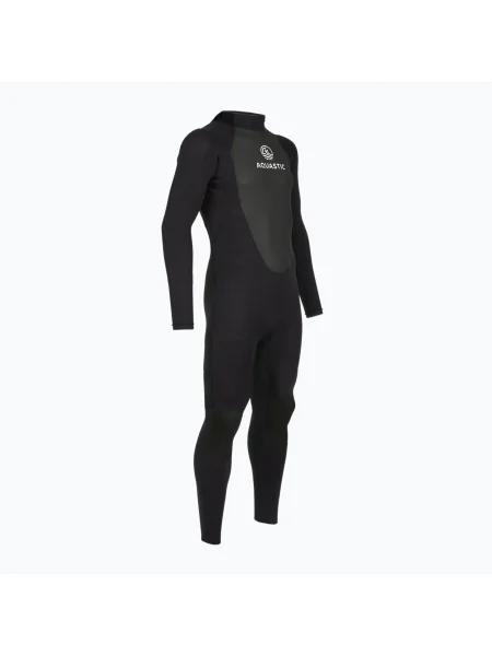 Costum de surfing pentru bărbați AQUASTIC din neopren mm WAVEY negru