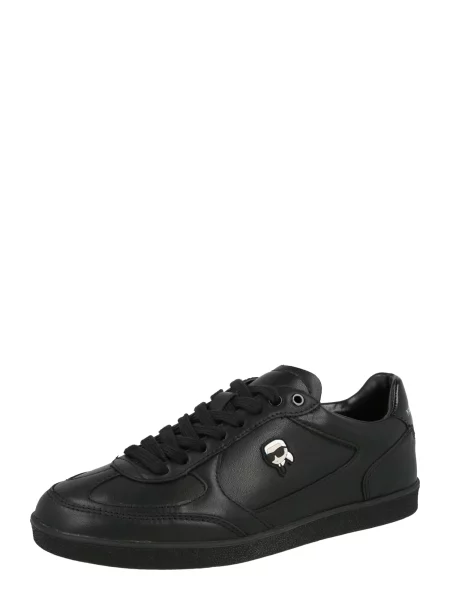 Sneakerși Karl Lagerfeld din piele negru