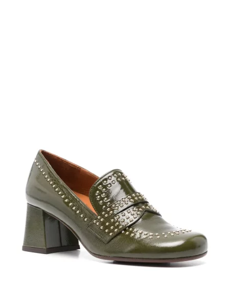 Pantofi cu toc Chie Mihara cu tepi verde