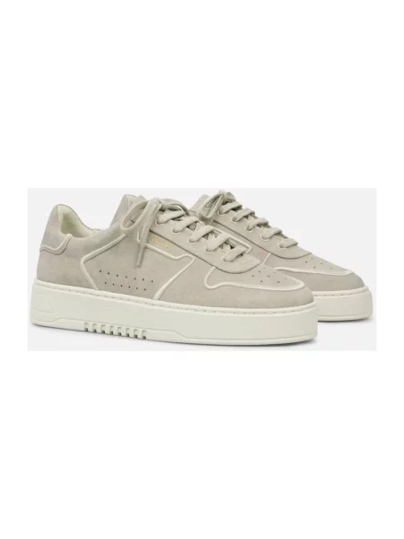 Haftowane sneakersy Axel Arigato skórzane beżowe