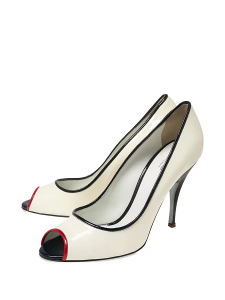 Pantofi cu toc D&g alb