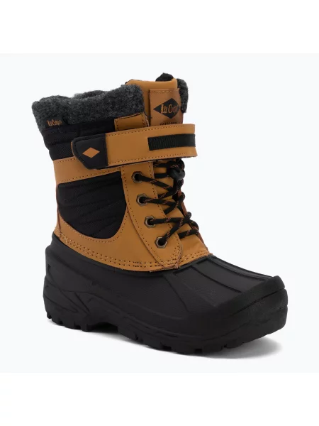 Gyerek hótaposó Lee Cooper camel. Méret: 28 EU barna