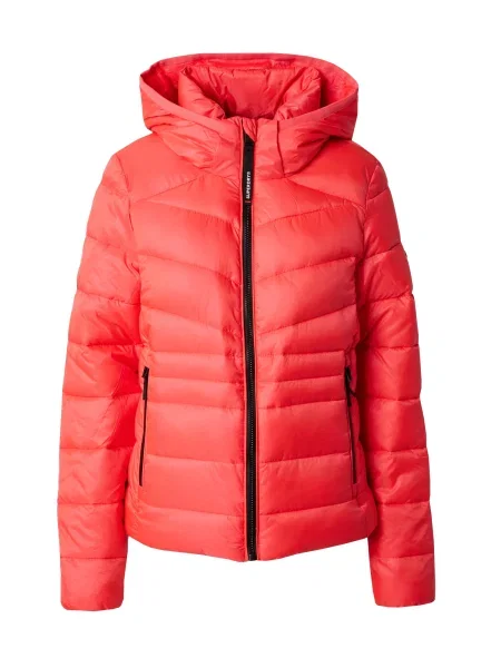 Bunda Superdry s kapucňou ružová