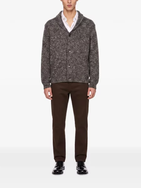Gulerat cardigan Tagliatore gri