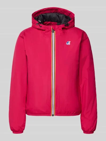 Kurtka o kroju regular fit z nadrukiem z logo model CLAUDETTE' K-way