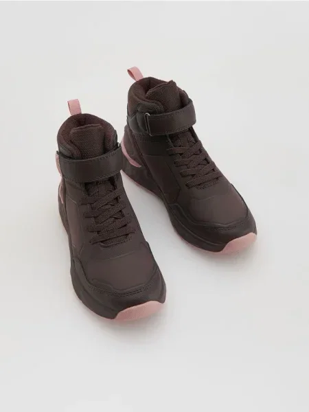Reserved Buty trekkingowe za kostkę brązowy