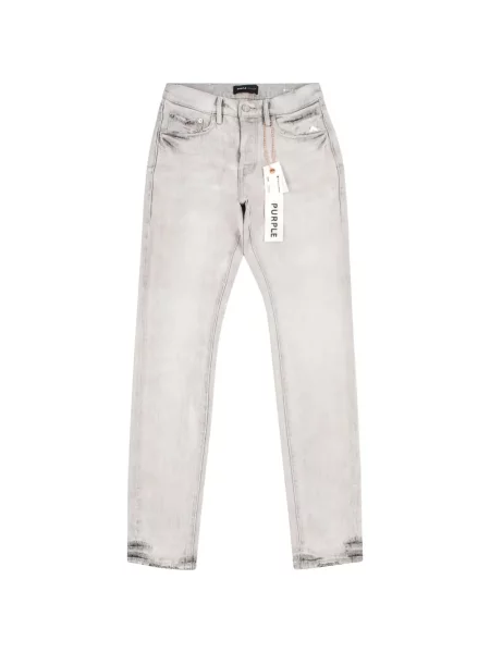 Blugi skinny Purple Brand skinny fit gri