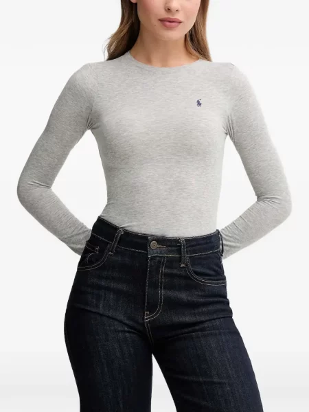 Prugaste hlače Polo Ralph Lauren na rese plava