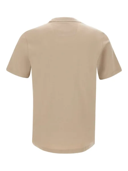 Tricou Boss cu decolteu rotund maro