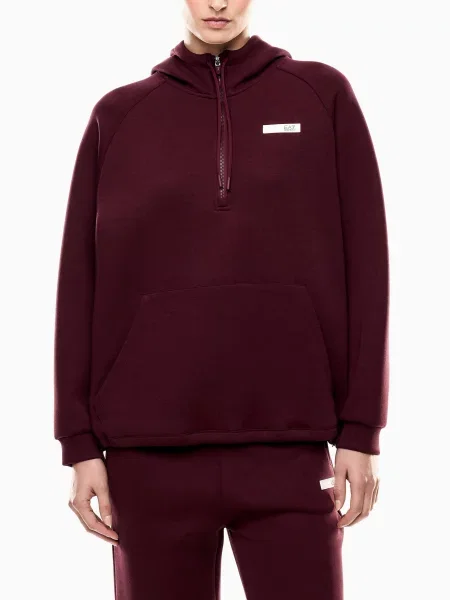 Худі бавовна/поліестер бордовий