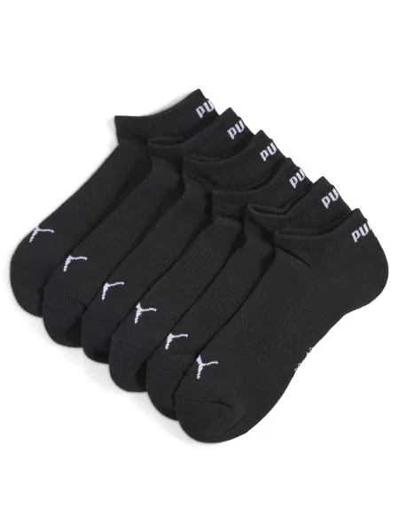 Wyściełane skarpety do sneakersów unisex 3 pary czarne