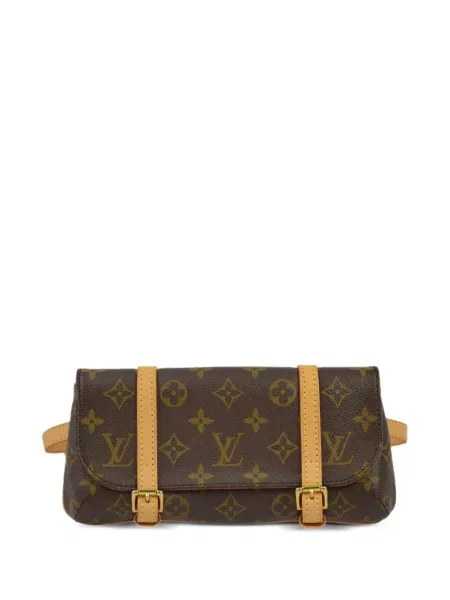 Pásek Louis Vuitton Pre-owned hnědý