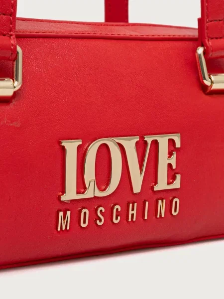 Кожаная сумка Love Moschino