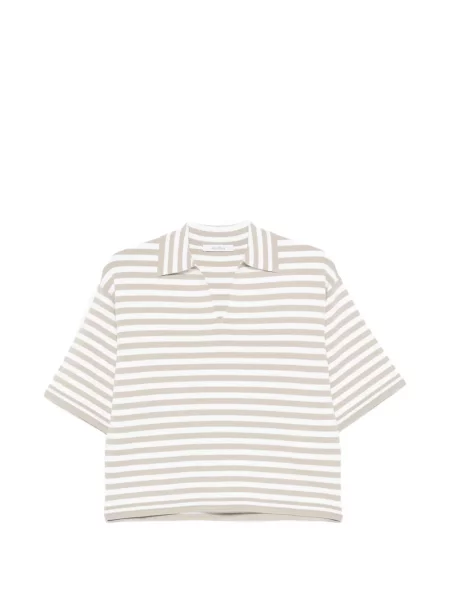 Csíkos v-nyakú póló Max Mara