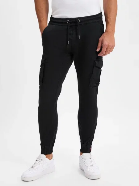 Alpha Industries Spodnie Mężczyźni jednolity M czarny