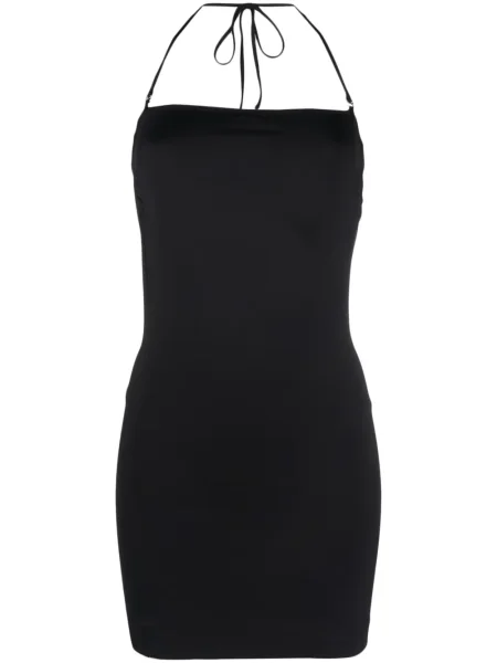 Rochie fără mâneci Barena fără mâneci cu gât halter negru