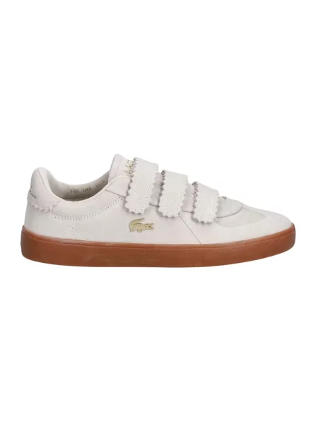 Sneakersy Lacoste na ramiączkach beżowe