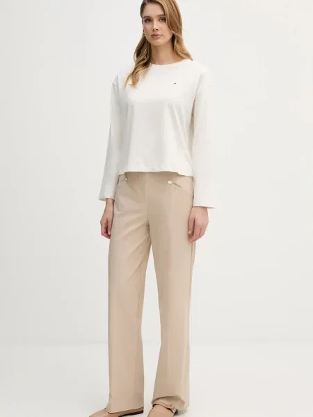 Tommy Hilfiger longsleeve beżowy