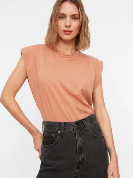 Tricou Trendyol portocaliu