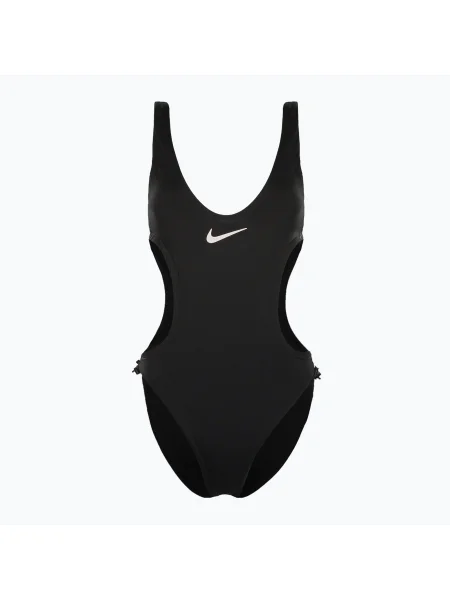 Olcsóbban. Nike Wild női egyrészes fürdőruha fekete-fehér Méret: XS fehér