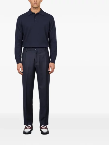 Pantaloni Briglia 1949 conici albastru
