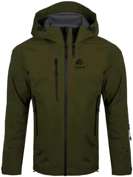 Kurtka wodoodporny hardshell zielona
