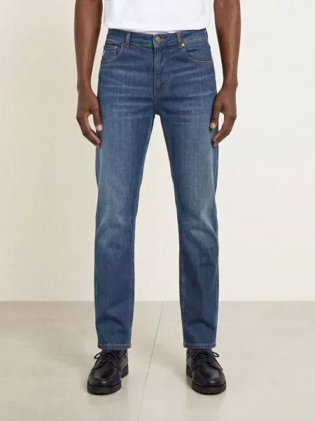 Goldgarn Denim Džíny Oststadt Straight Fit darkblue