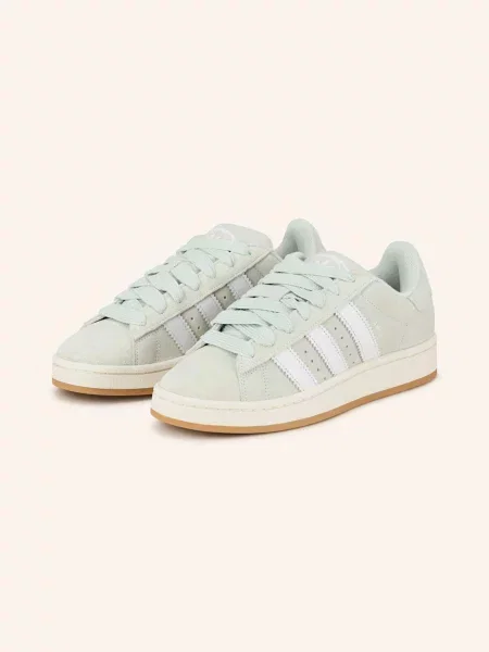 Lněné tenisky Adidas Originals bílé