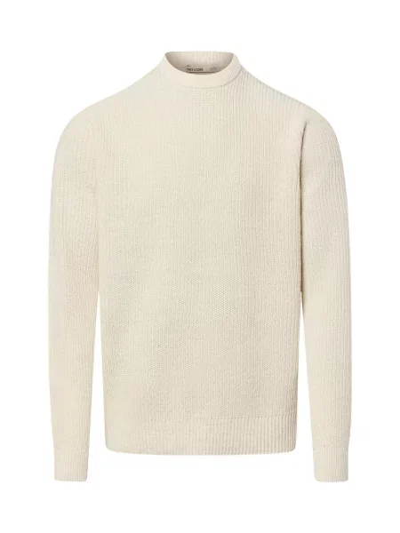 Only&Sons sweter z dzianiny Mężczyźni Sztuczne włókno S beżowy
